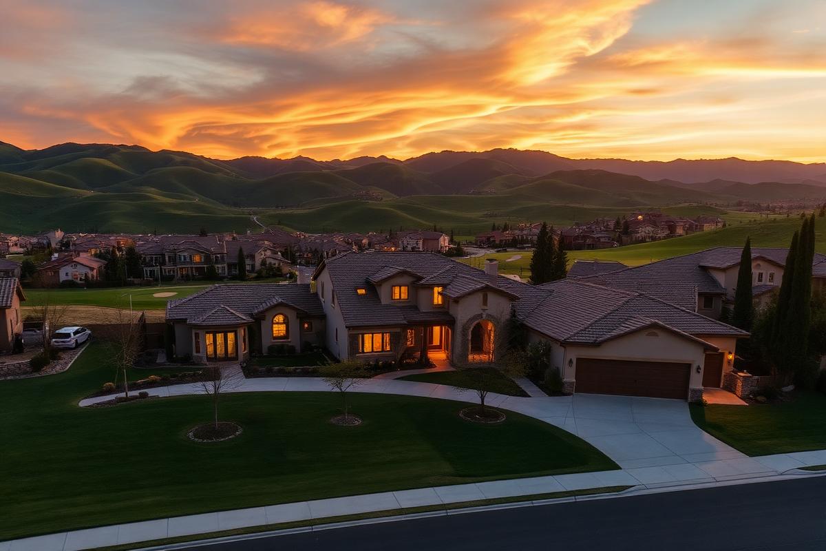 Eagle Glen neighborhood in Corona California